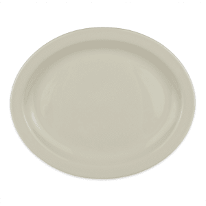 179-26100 13 3/4" x 11 1/4" Oval Platter - China, Ivory