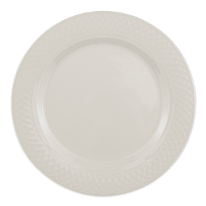 179-3377000 9" Round Gothic Blanc Plate - China, Ivory