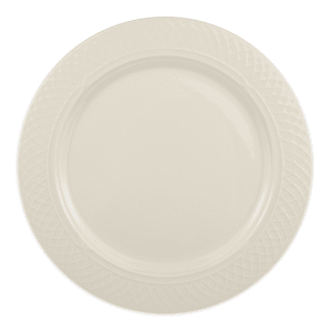 179-3407000 11 1/8" Round Gothic Blanc Plate - China, Ivory