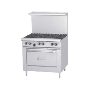 451-G366CNG 36" 6 Burner Gas Range w/ Convection Oven, Natural Gas