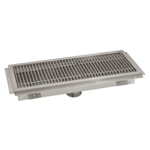 009-FTG1830 Floor Trough - Removable Strainer Basket, 18" x 30" x 4", 14 ga 304 Stainless
