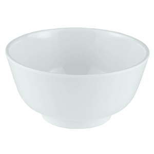 284-0172W 12 oz Round Melamine Soup/Rice Bowl, White