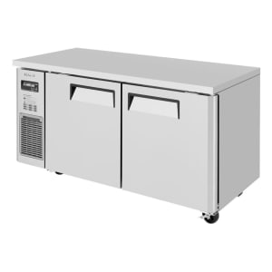 083-JUF60SN 59" W Undercounter Freezer w/ (2) Section & (2) Door, 115v