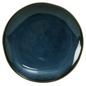 424-GAN002 6 1/2" Round Ceramic Plate - Night Sky