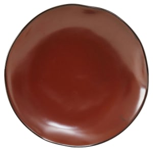 424-GAR006 10 1/4" Round Ceramic Plate - Red Rock