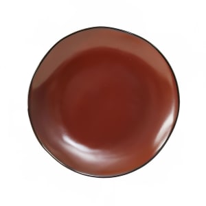 424-GAR002 6 1/2" Round Ceramic Plate - Red Rock