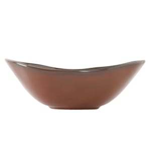 424-GAR403 20 oz Oblong Ceramic Capistrano Bowl - Red Rock