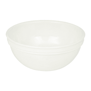 144-50CW148 15 3/10 oz Round Camwear® Nappie Bowl - Plastic, White
