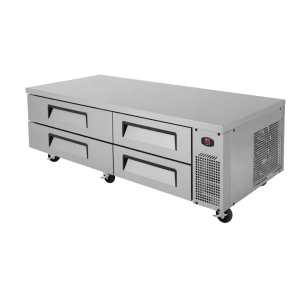 083-TCBE82SDRN 83 5/8" Super Deluxe Chef Base w/ (4) Drawers - 115v