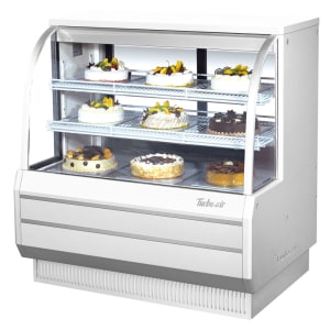 083-TCGB48WN 48 1/2" Full Service Bakery Display Case w/ Curved Glass - (3) Levels, 115v