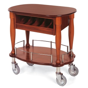 121-70036 Oval Dessert Cart w/ Multi-Tiered Design