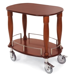 121-70030 Oval Dessert Cart w/ Multi-Tiered Design