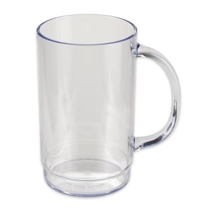 284-000831CL 20 oz Beer Mug, SAN Plastic, Clear