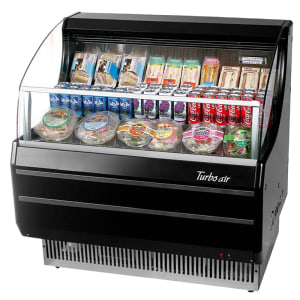 083-TOM40SBN 39" Horizontal Open Air Cooler w/ (3) Levels, 115v