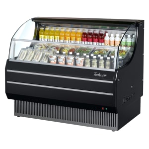 083-TOM60SBN 63 1/4" Horizontal Open Air Cooler w/ (3) Levels, 115v