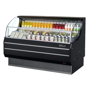 083-TOM75SBN 75 5/8" Horizontal Open Air Cooler w/ (3) Levels, 115v