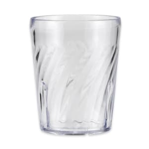 284-22111CL 12 oz Clear Textured Plastic Hi Ball Tumbler