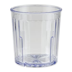 284-88091CL 9 oz Clear Textured Plastic Tumbler