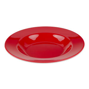 284-B1611RED 16 oz Round Melamine Pasta Bowl, Red