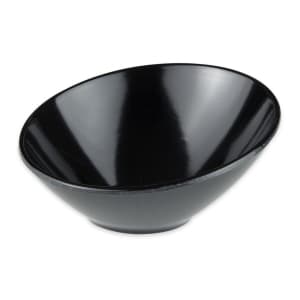 284-B784BK 5 1/2 oz Round Melamine Dessert Bowl, Black