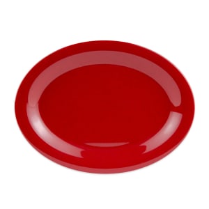 284-OP120RSP 12" x 9" Oval Red Sensation Platter - Melamine, Red