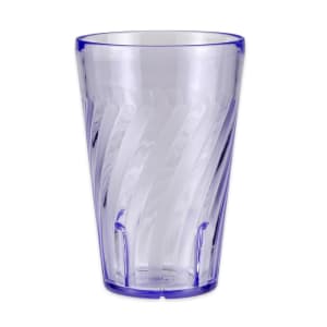 284-22161BL 16 oz Blue Textured Plastic Tumbler