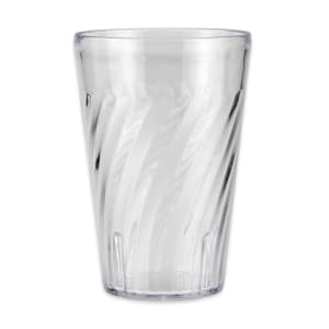 284-22201CL 20 oz Clear Textured Plastic Tumbler