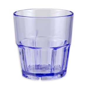284-99091BL 9 oz Blue Plastic Rocks Tumbler