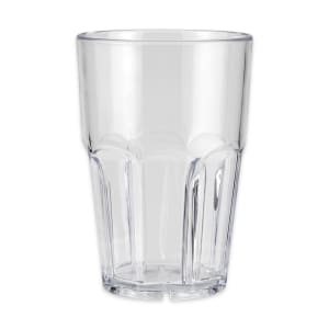 284-99141CL 14 oz Clear Plastic Double Rocks Tumbler