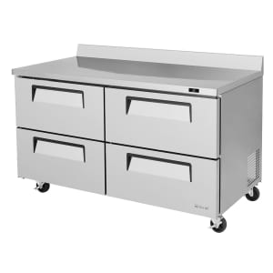 083-TWR60SDD4N 60 1/4" Worktop Refrigerator w/ (2) Sections & (4) Drawers, 115v