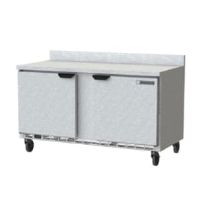 118-WTF60AHCFIP 60" W Worktop Freezer w/ (2) Section & (2) Doors, 115v