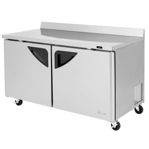 083-TWR60SDN 60 1/4" Worktop Refrigerator w/ (2) Sections & (2) Doors, 115v