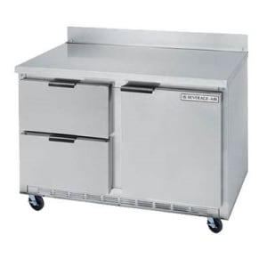 118-WTFD48AHC2 48" W Worktop Freezer w/ (2) Section & (2) Drawers & (1) Door, 115v