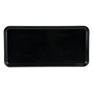 144-918MT110 Rectangular Market Display Tray - 8 11/16" x 18" x 13/16", Black