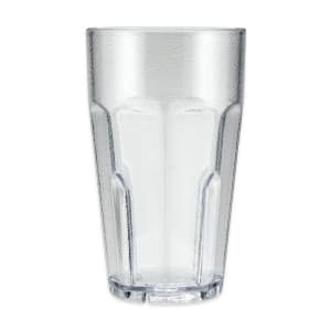 284-99211CL 20 oz Clear Pebbled Plastic Tumbler