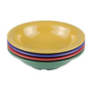 284-B167MIX 16 oz Round Melamine Dinner Bowl, Assorted Colors