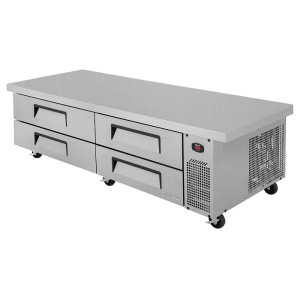 083-TCBE82SDREN 89 1/2" Super Deluxe Chef Base w/ (4) Drawers - 115v