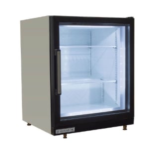 118-CF3HC1W 23 7/10" One Section Display Freezer w/ Swing Door - Rear Mount Compressor, Whit...