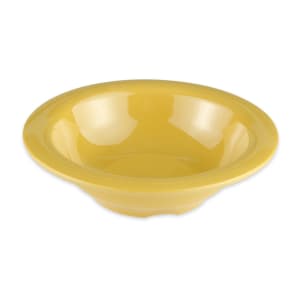 284-B454TY 4 1/2 oz Round Melamine Dinner Bowl, Yellow