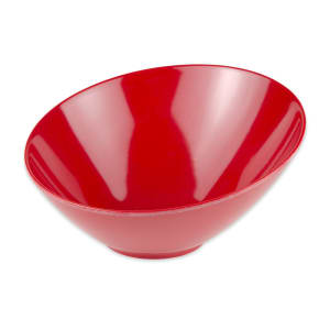 284-B789RSP 1 1/10 qt Round Melamine Pasta Bowl, Red