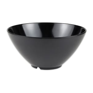 284-B791BK 4 qt Round Melamine Serving Bowl, Black