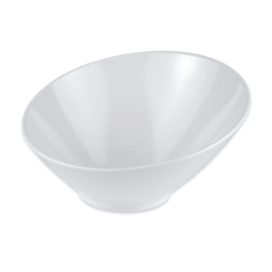 284-B792W 24 oz Round Melamine Pasta Bowl, White