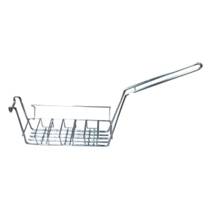 005-706 Fryer Basket for Pies w/ Uncoated Handle & Front Hook, 11 2/5" x 3 3/4" x 5"