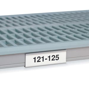 001-9989X5 MetroMax® i Label Holder - 35 9/32" x 1", Plastic