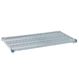 001-MQ1860G MetroMax® Q Polymer Louvered Shelf - 60"W x 18"D