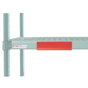 001-CSM6RQ MetroMax Q™ Shelf Marker - 6" x 1 1/2", Red