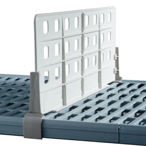 001-MQD248 MetroMax Q™ Shelf Divider for Grid & Solid Shelves - 24" x 8", Taupe