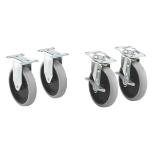 007-1997371 5" Casters for RCP Utility Carts, Gray