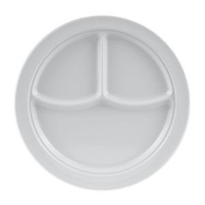 284-CP531W 10" Round Melamine Dinner Plate, White