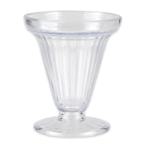 284-ICM25CL 6 oz Footed Ice Cream Cup - Plastic, Clear